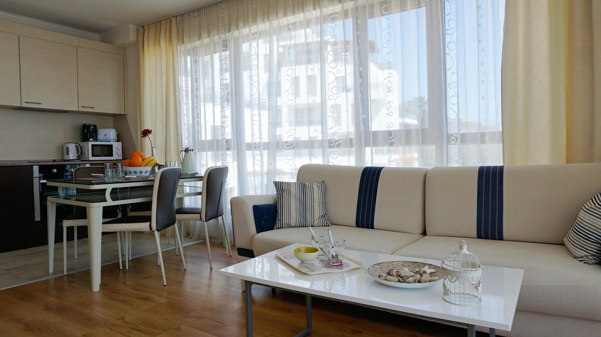 Апартаменти Бяла Клиф На Плажа - Apartments Byala Cliff First Line Extérieur photo